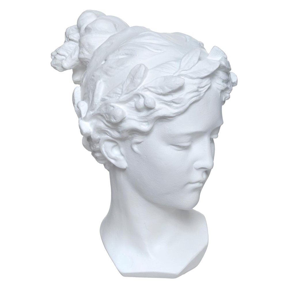 Decorative statue, venus, Polyresine, white, 16x15xH25cm M