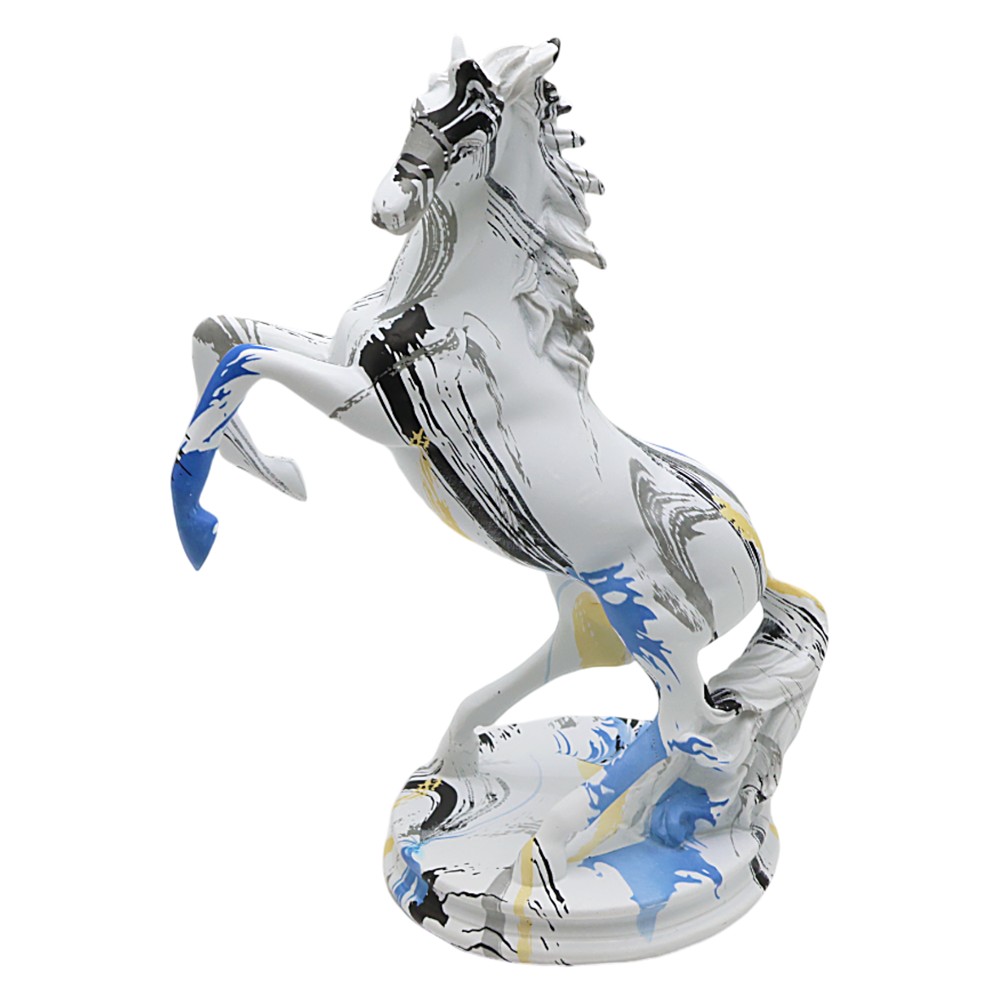 Decorative object, Horse, porcelain, white, 26x15xH32 cm M