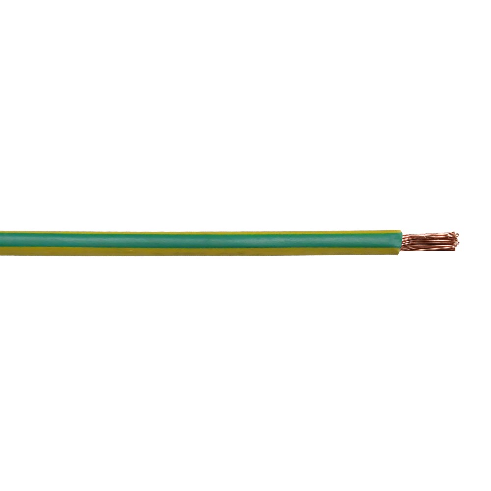 Electrical wire 1x16mm², Green & yellow color N07V-K, Fire r