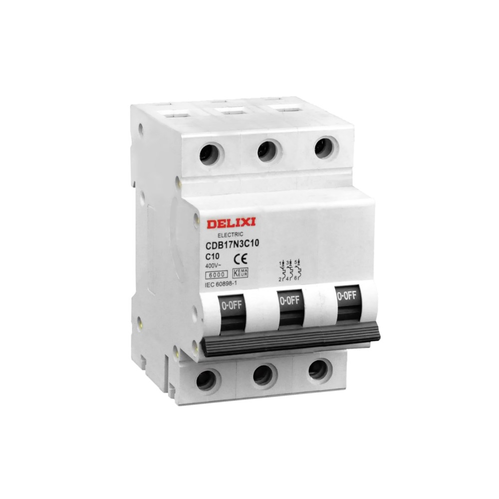 Mini Circuit Breaker 6kA 3P10A Megatek