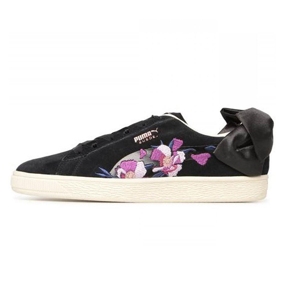 puma suede bow flowery