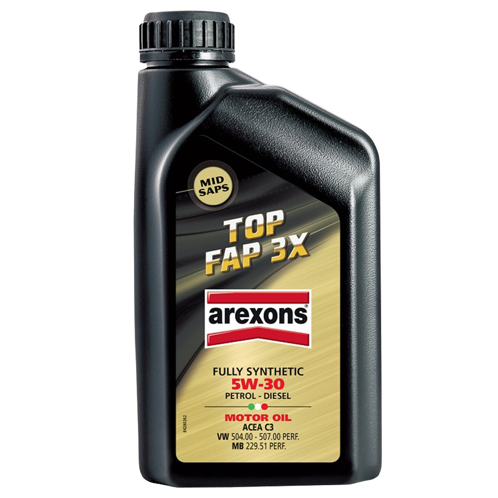Engine oil, Arexons, 5W30 TOP FAP 3X, 1 L, 9397 Megatek