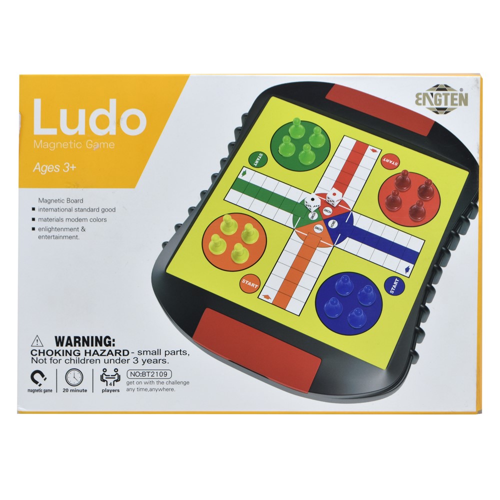 Wooden (Table Top Material ) Ludo King Rectangular Printed Laptop
