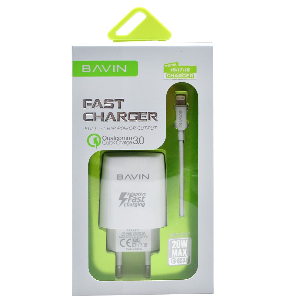 Charger, Fast Charger, Bavin PC586Y, Iphone Megatek
