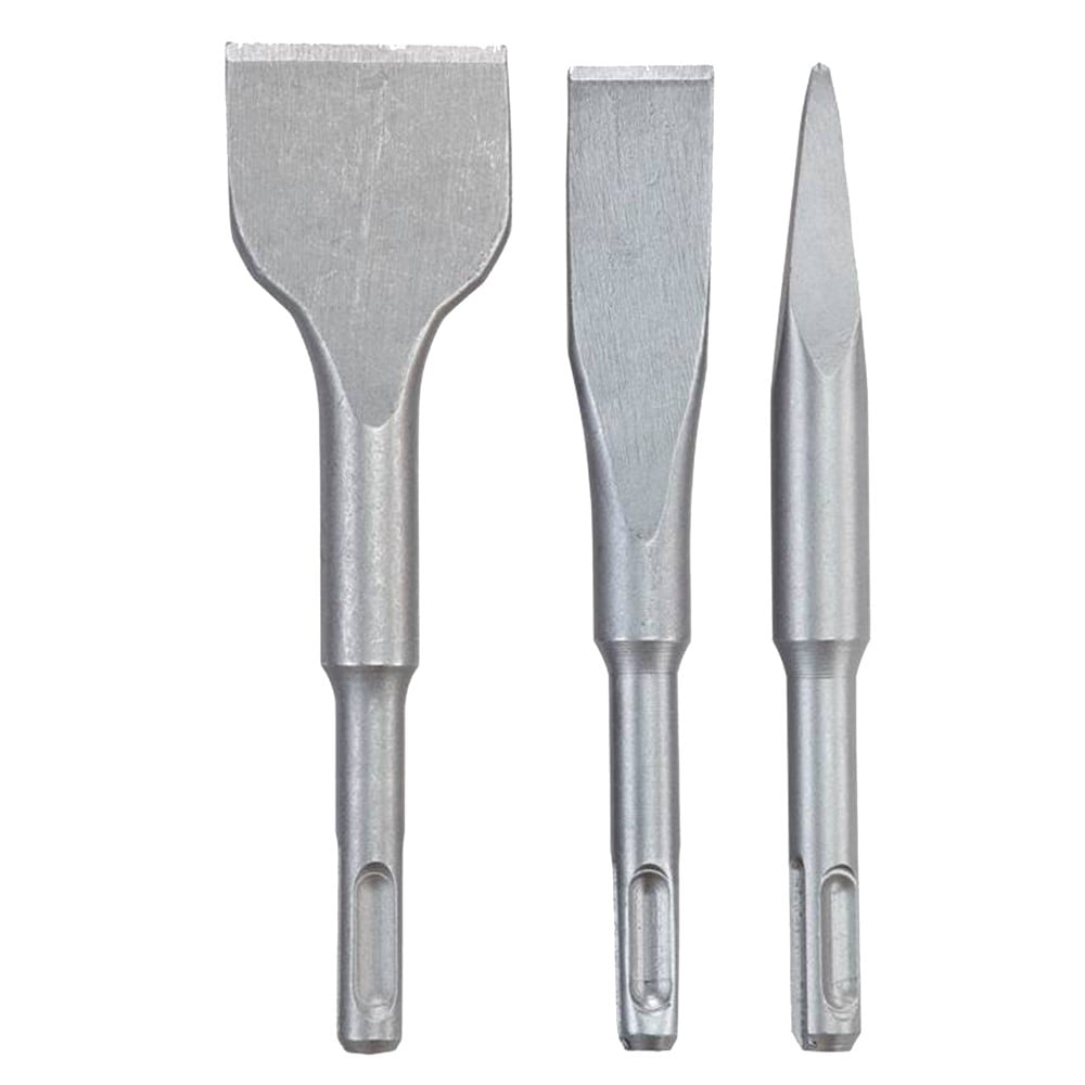 Sds Plus Chisel Set 4piece Set, Hexagonal Chisels With Pointed Chisel