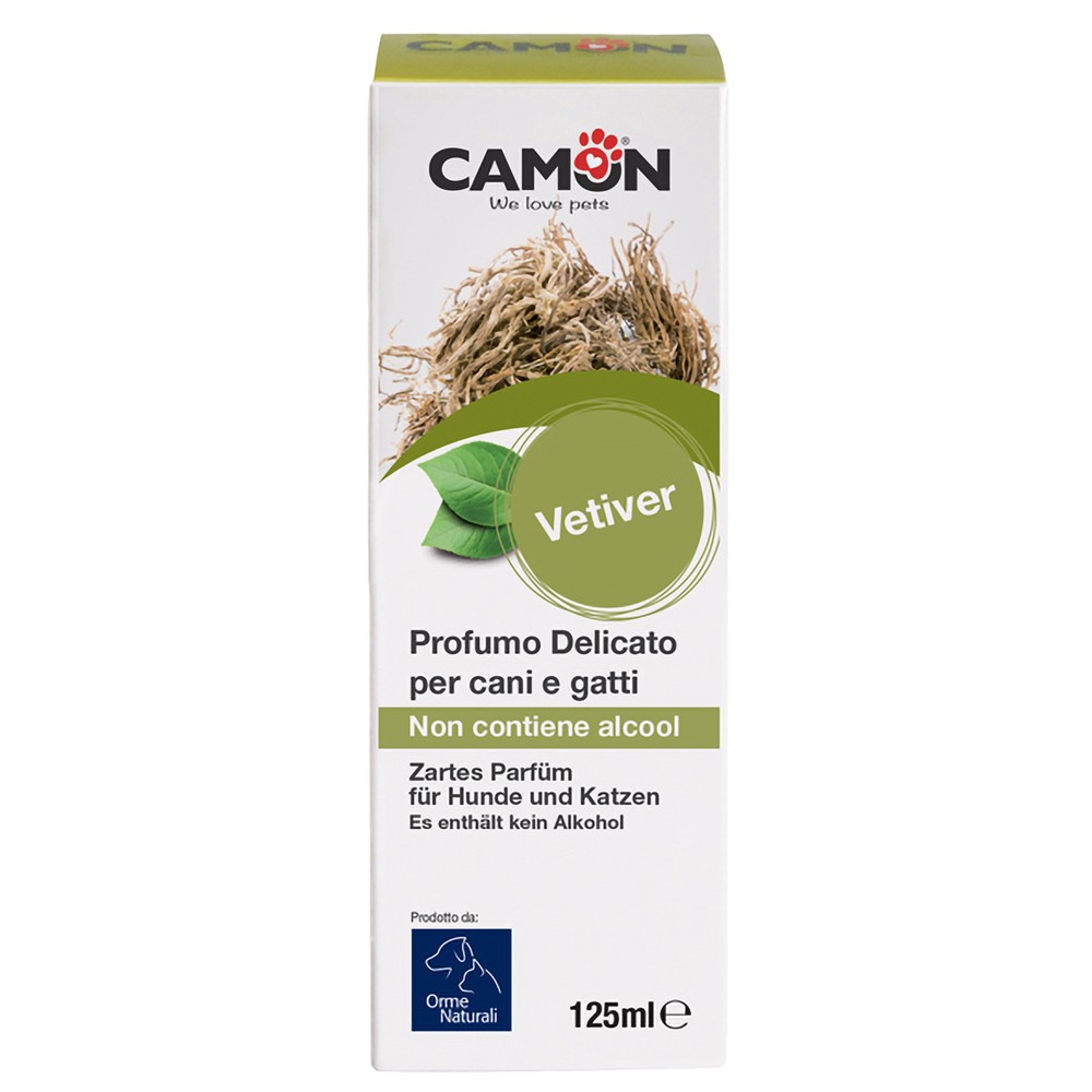Natural perfume for dogs and cats, Camon, Vetiver oil, 125 m