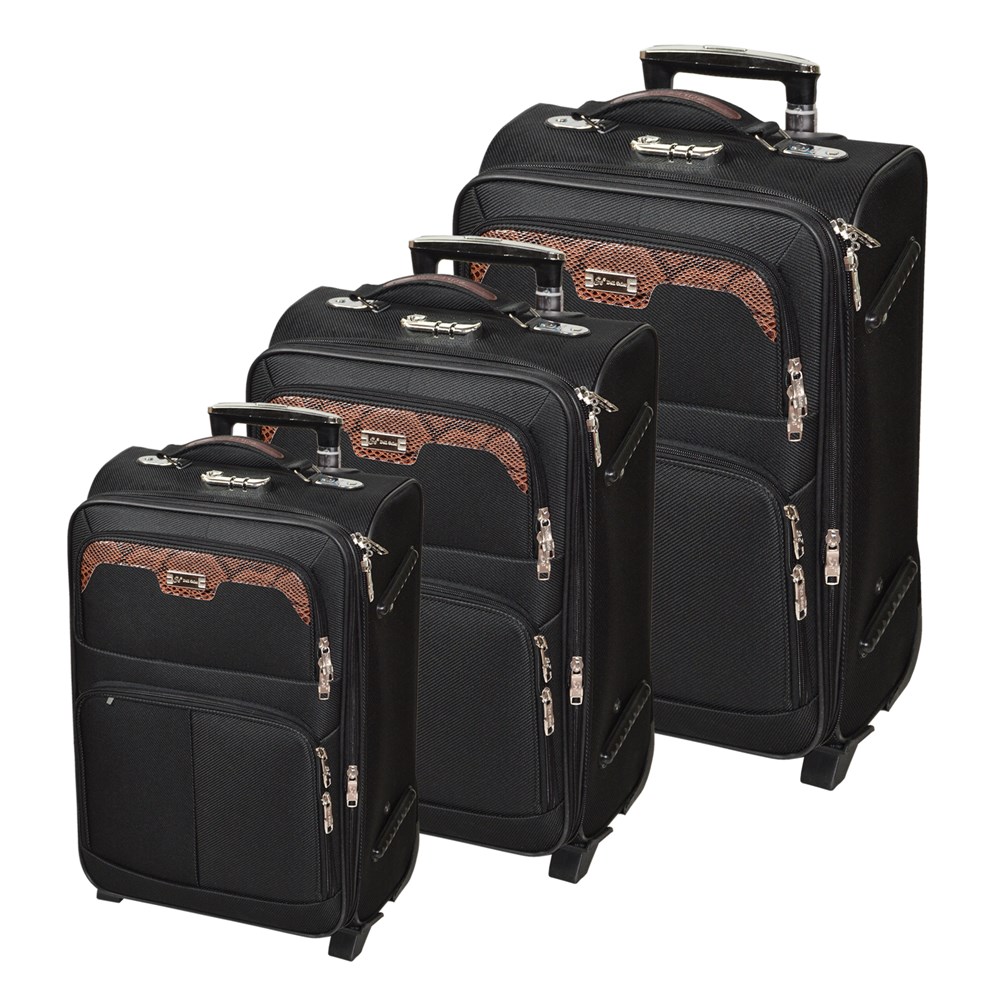 Travel bag kit 3 black Megatek