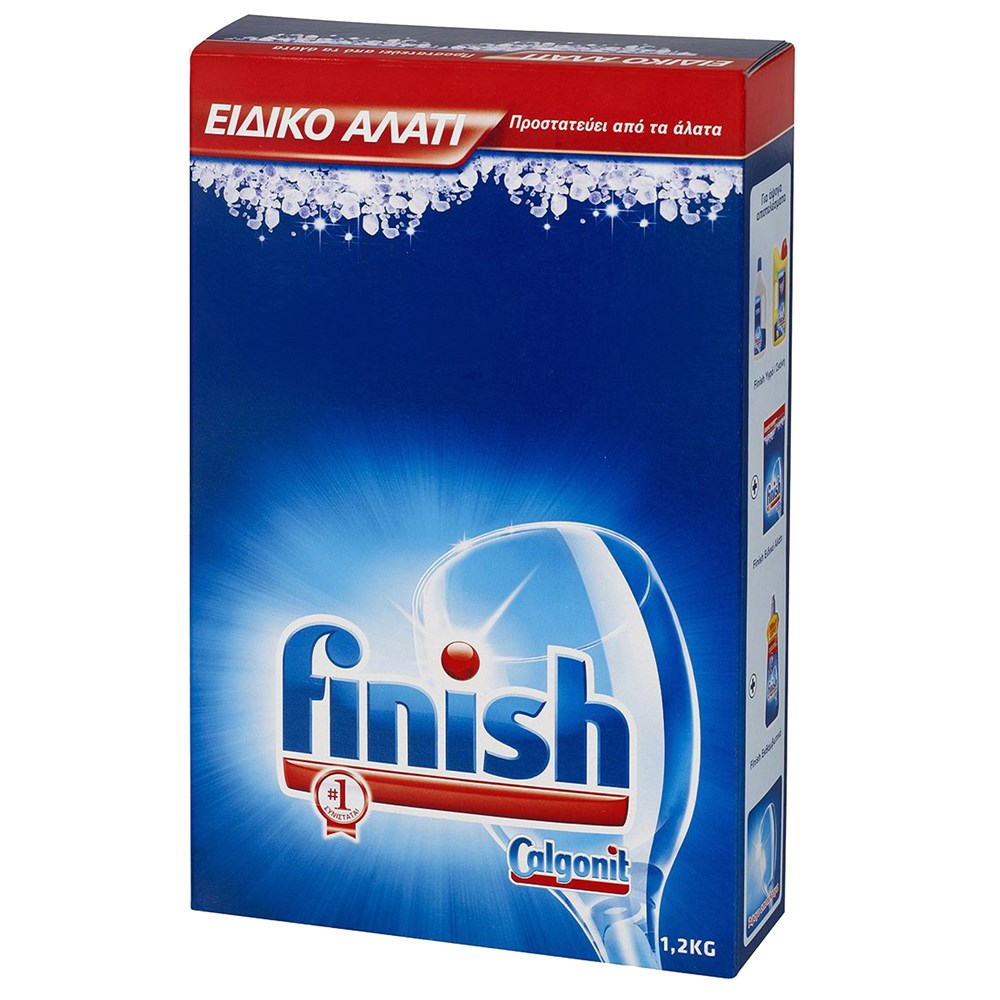 Detergent, Finish Calgon , dishwasher salt, 1.2 kg, blue