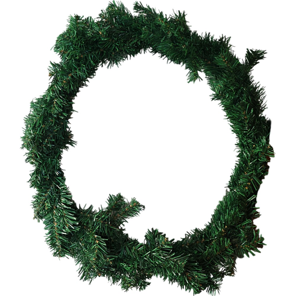 New Year Crown, Size: 60cm, Density: 130 branches, Color: Gr