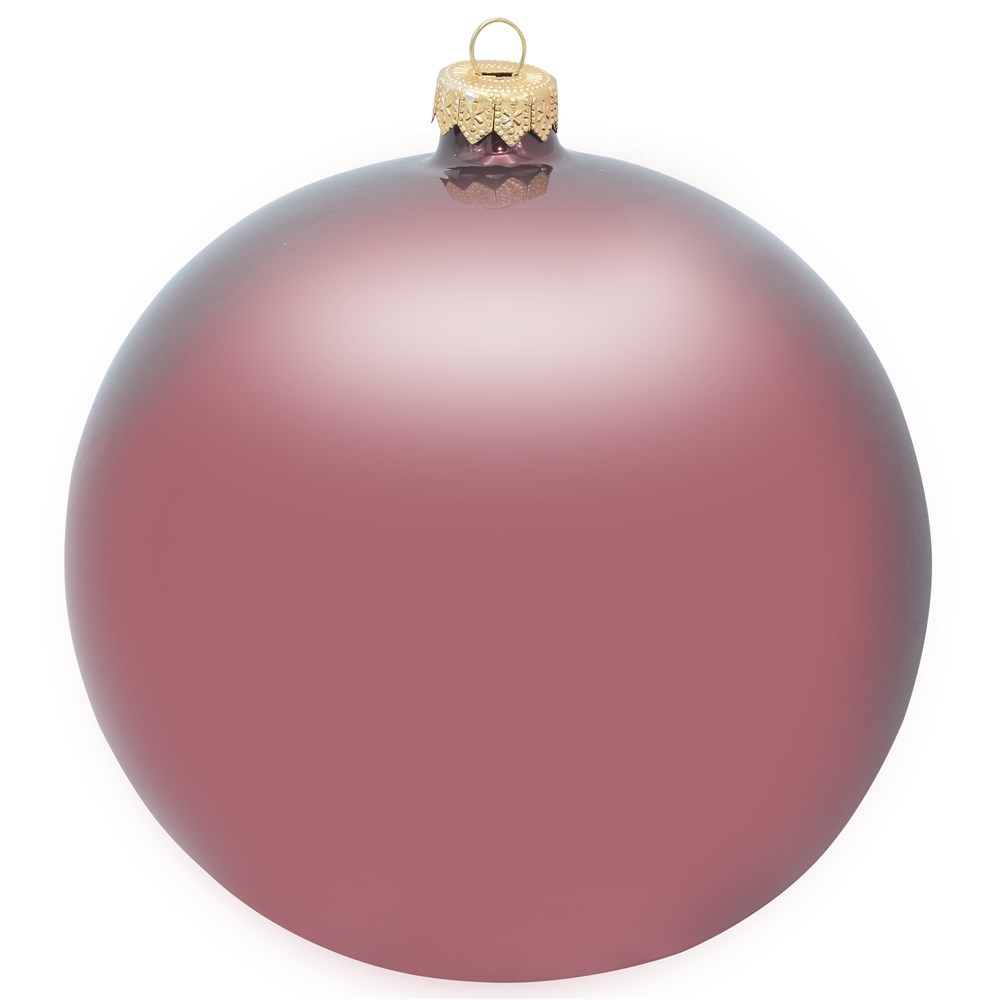 Decorative sphere, glass, red, dia 15 cm, 1 pc Megatek