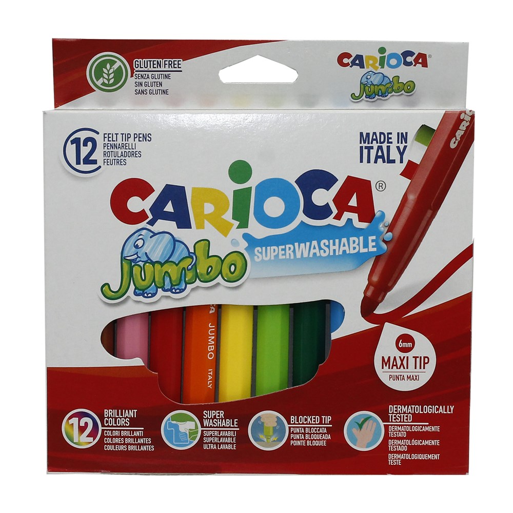 Carioca , pencil ,jumbo,12 pieces | Megatek