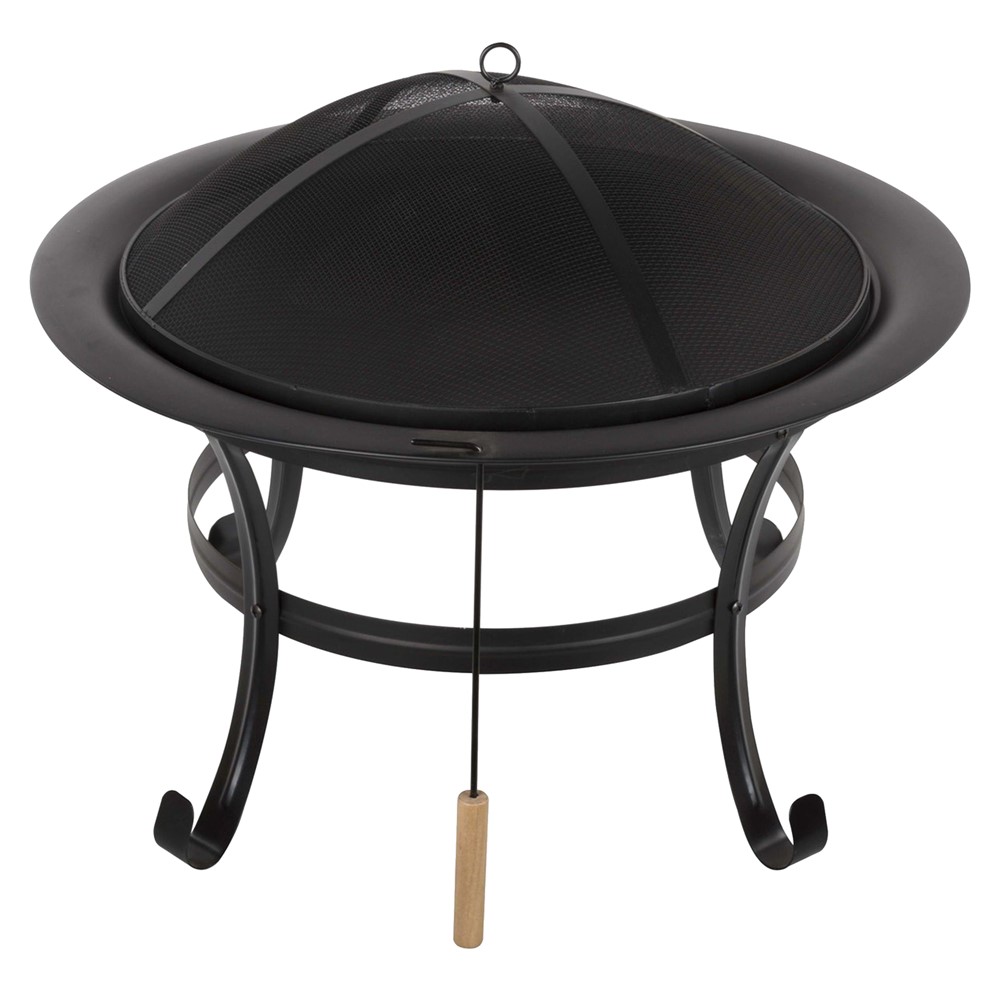 Wood burning barbecue Outdoor fireplace Steel fire bowl Ø 75