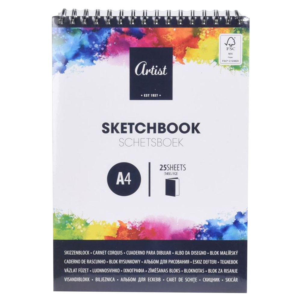 Sketch book. A4 Size. 25 pages Megatek