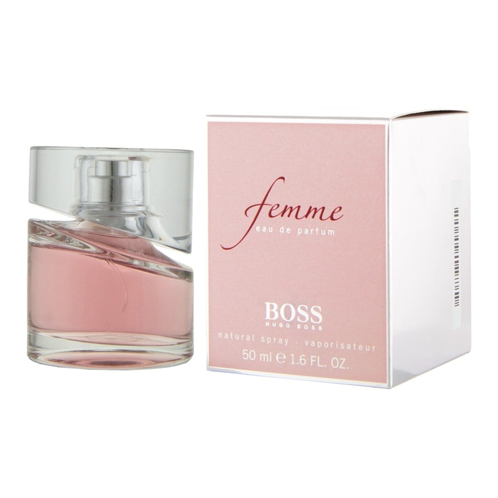 Eau de parfume (EDP) për femra, Hugo Boss, Femme, qelq dhe m
