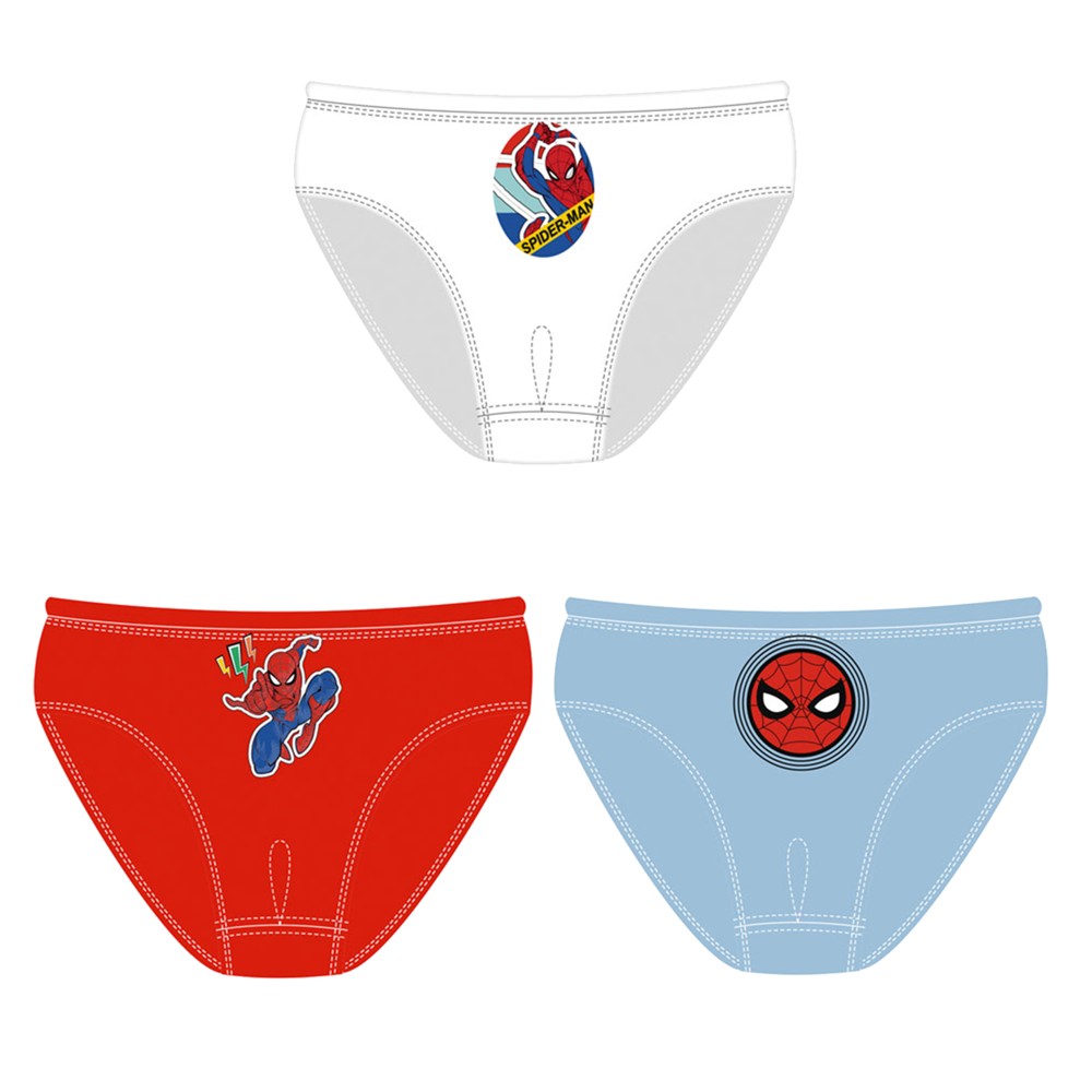 Children's underwear set, Disney, Spiderman, 2/8, mixed, 3 p