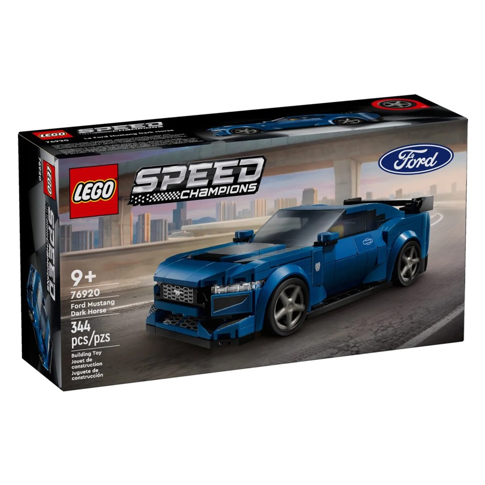 Lego, Speed Champions, Ford Mustang Dark Horse, +9 years, 1