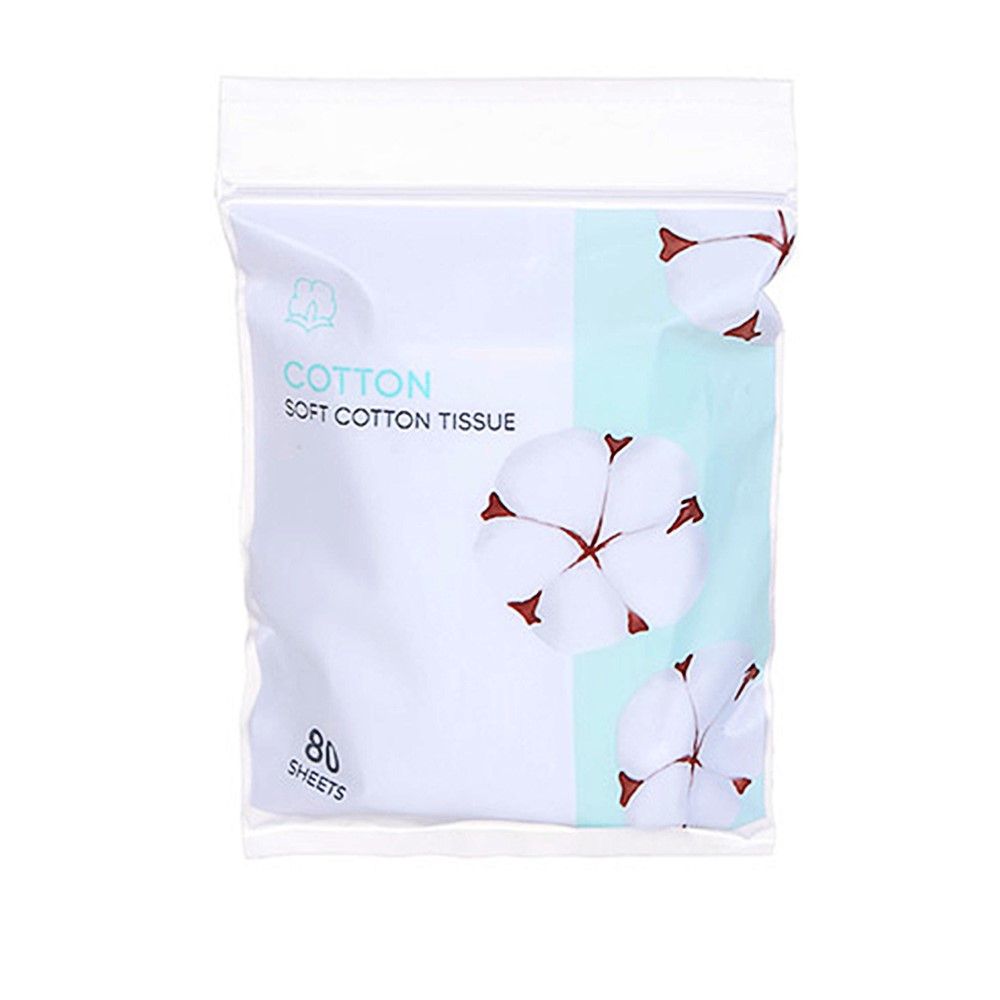 Soft cotton, Miniso, cotton, white, 80 pcs Megatek