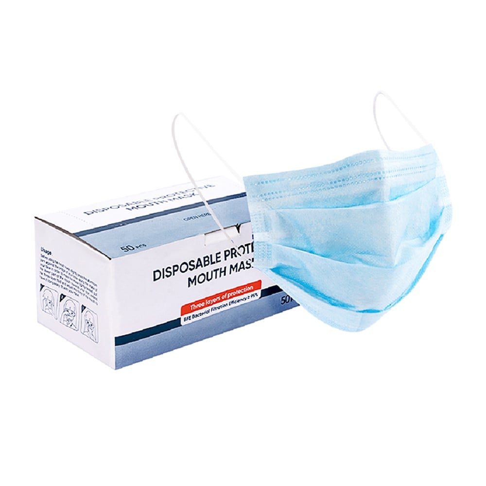 Disposable face mask, Miniso, polypropylene and fiber, 9.5x1