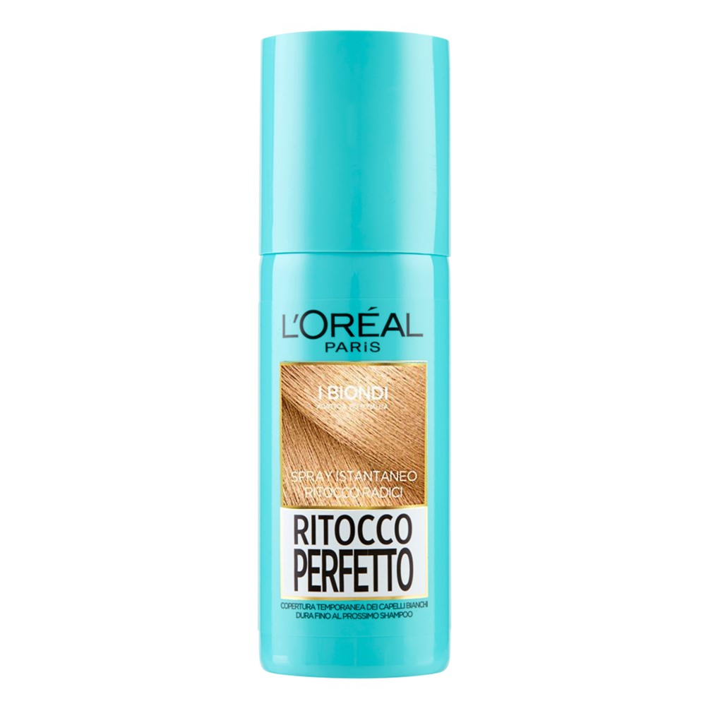 Temporary hair dye spray, blonde, L'Oreal, plastic and metal
