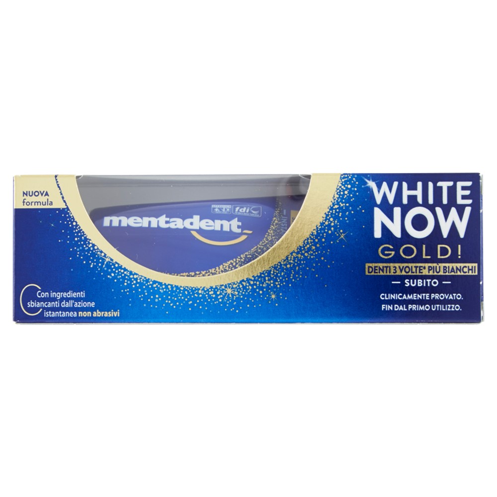Toothpaste with whitening effect, Mentadent, plastic, 50 ml,