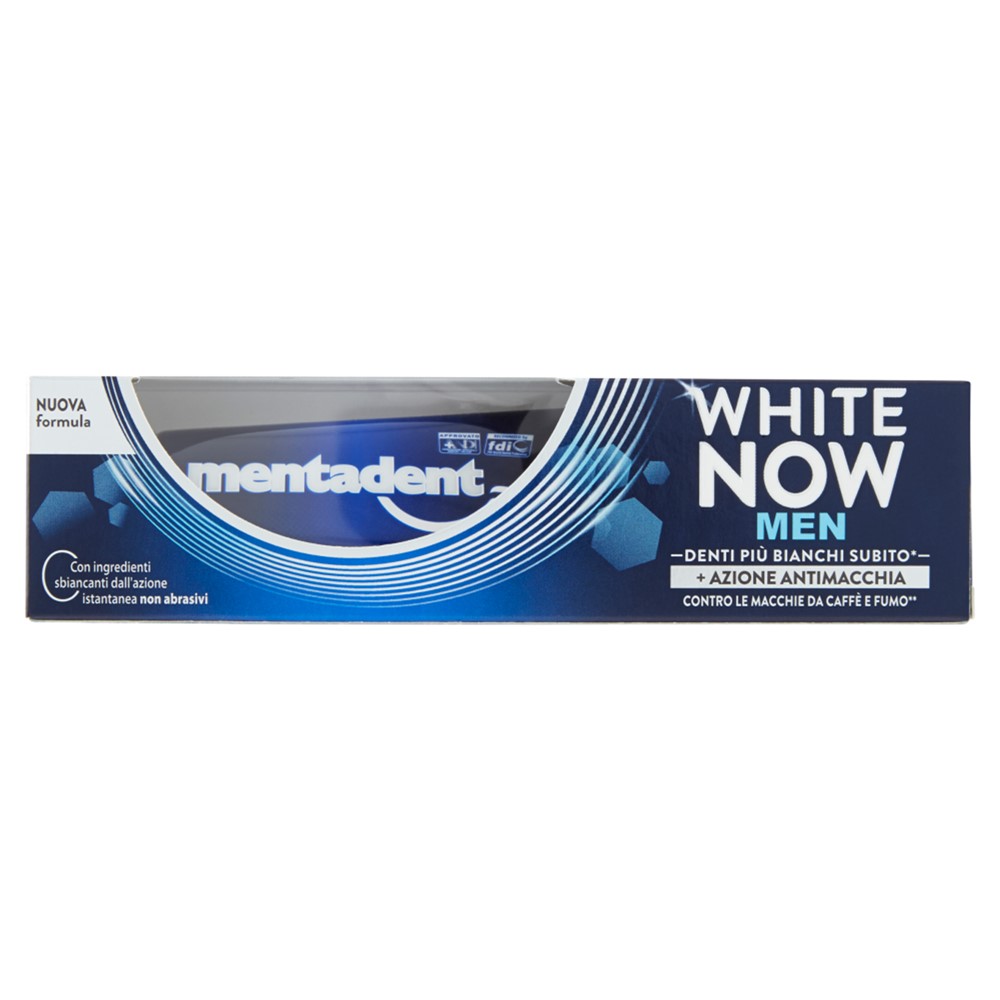 Toothpaste with whitening effect, for men, Mentadent, plasti