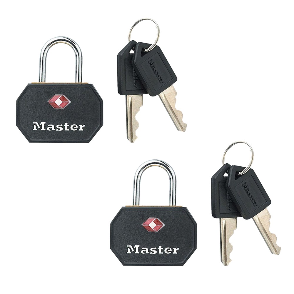 Masterlock padlock, Security level 3, 2x30mm tsa aluminum pa