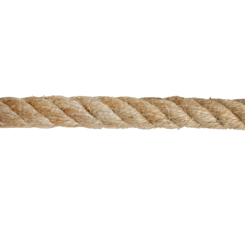 Jute knitting rope natural, Ø24mm, for decorative and bindin