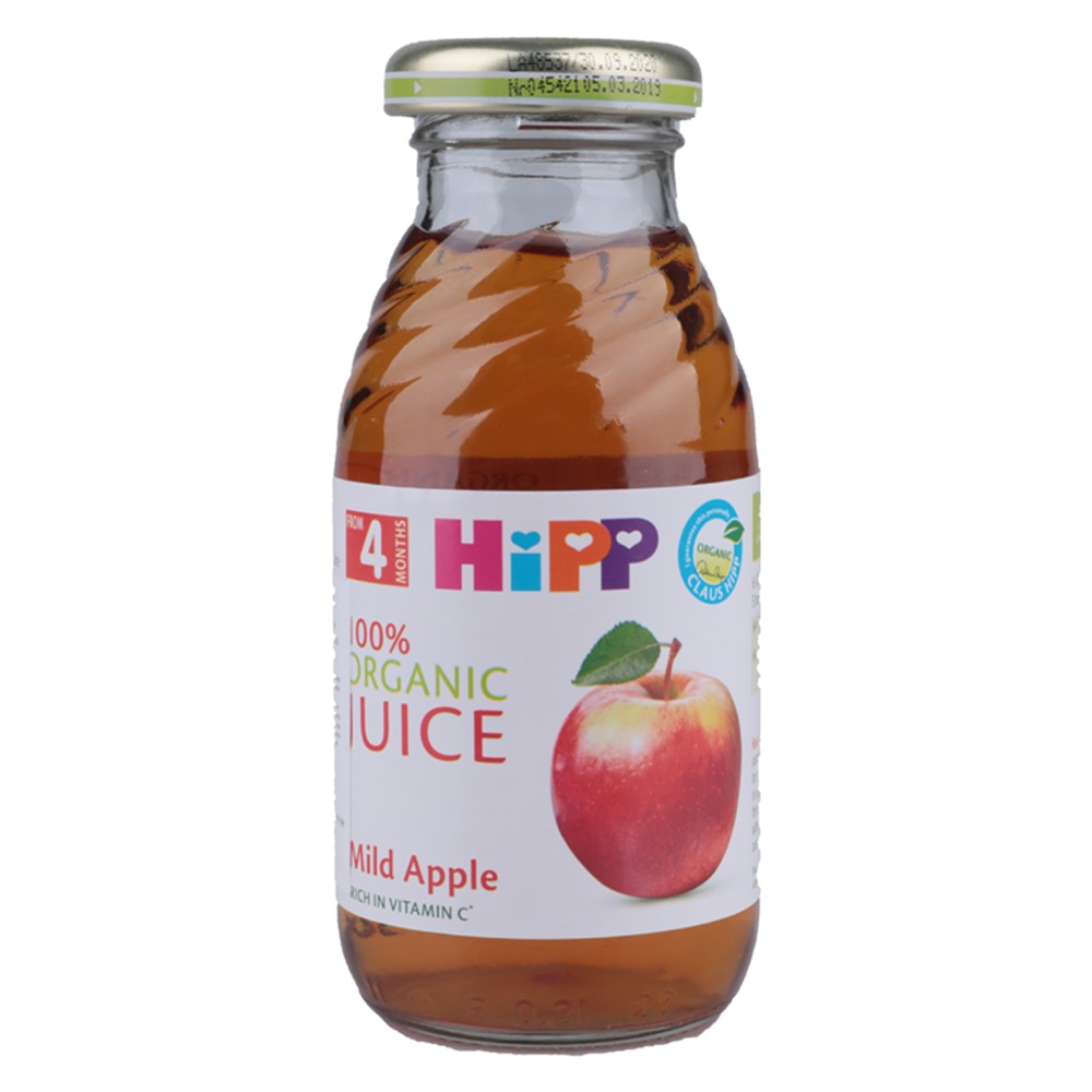 Organic mild apple juice for babies, HiPP Organic Megatek