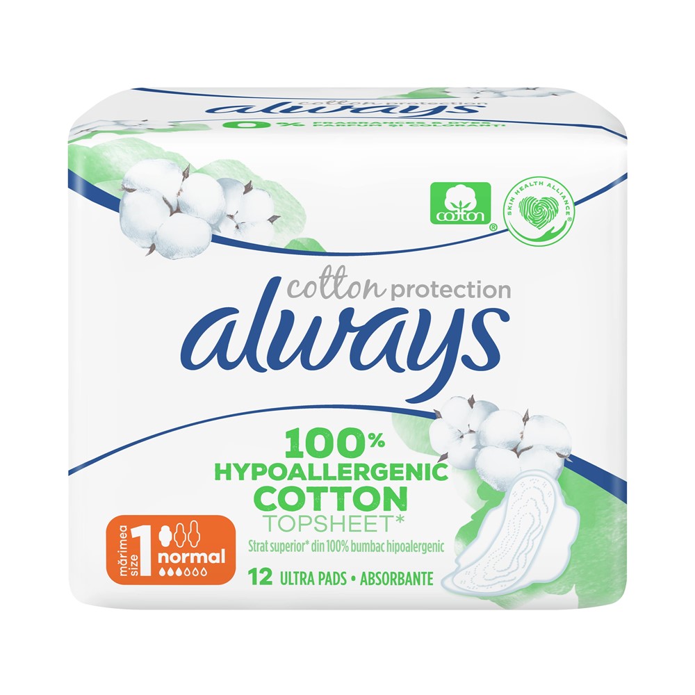 Sanitary pads, Always, 12 pieces Megatek