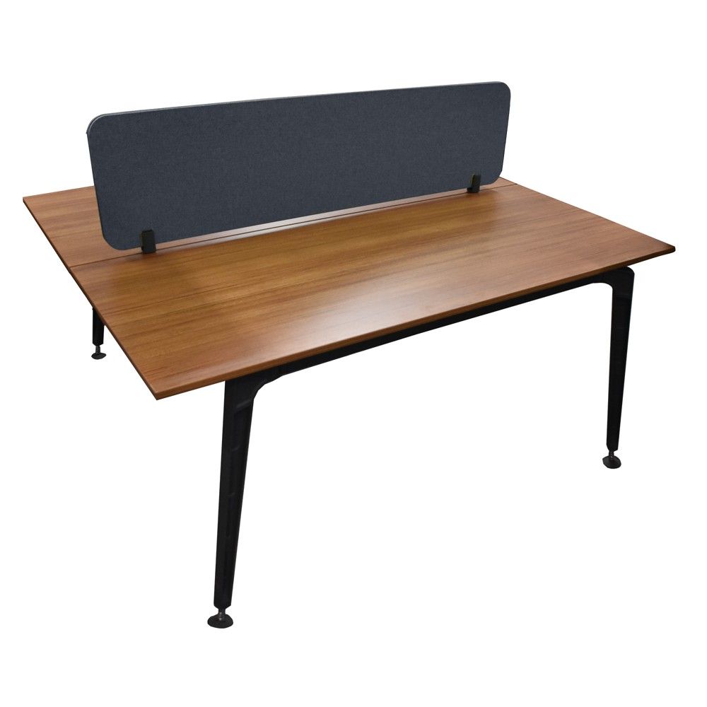 Legold Ps 02 Tavolinë Zyre Syrpinë Melamine Strukturë Metali Teak Antrasit Persona 160x138x75