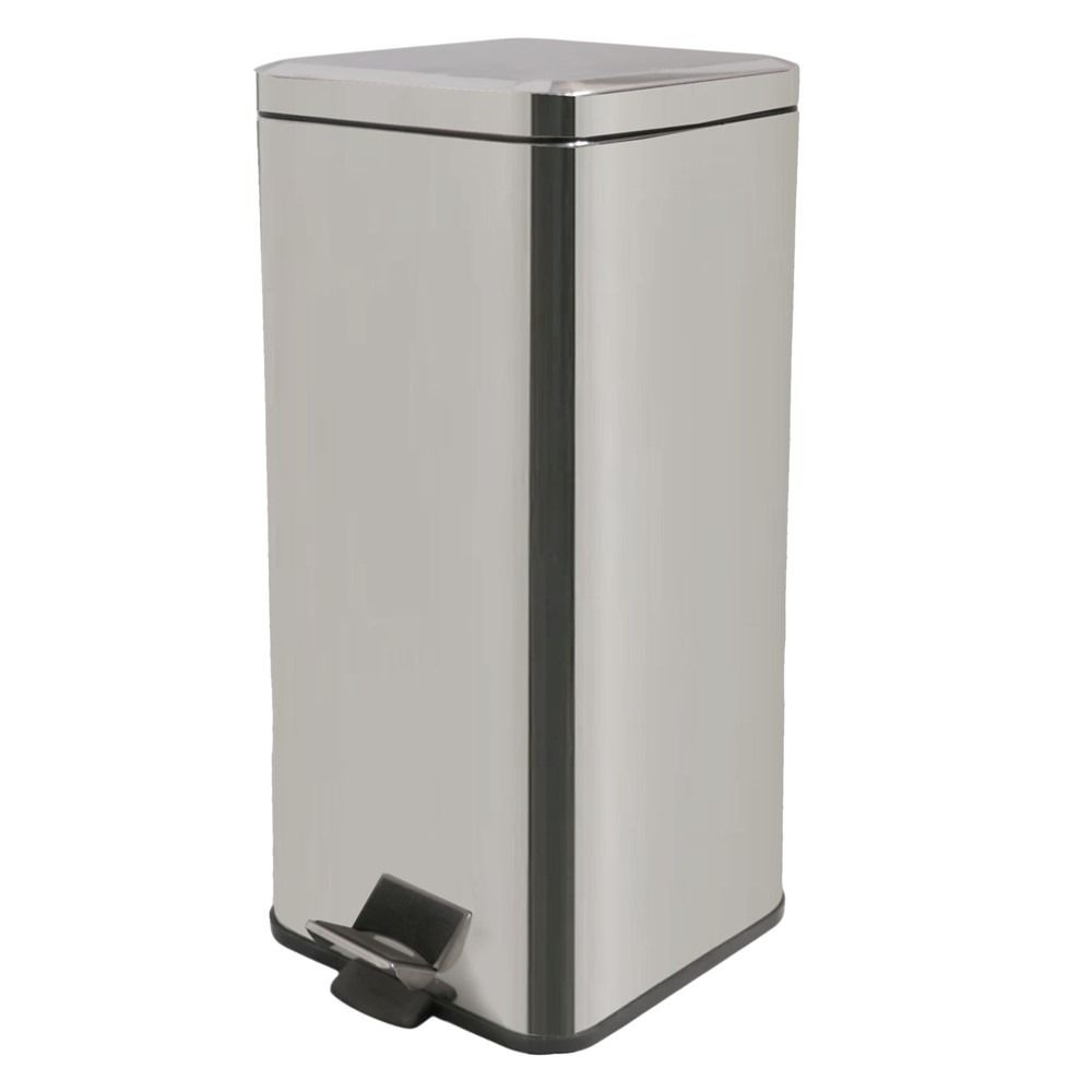 Kosh Mbeturinash INOKS-410 30L Argjend 29x29x65.5