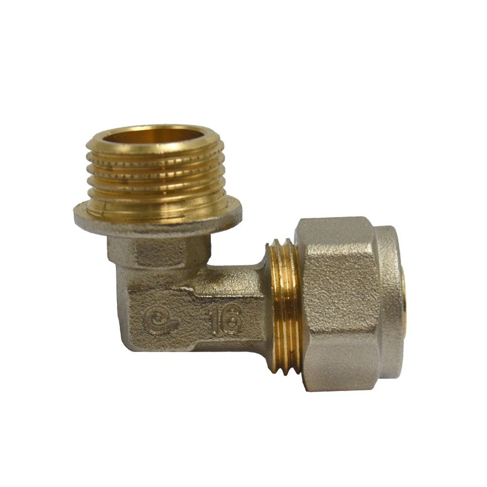 Bë RRYL-90 90D Bërryl Për Multistrat Me Shtrëngim DN 16x1 2ª M Bronz