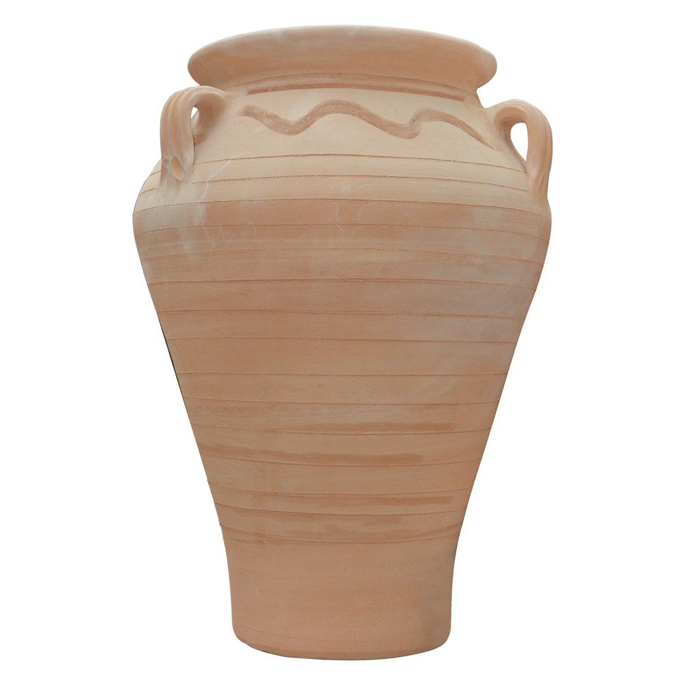 Pithos Qeramike Terrakota XH100 Vazo Lulesh Rrethore Ø70