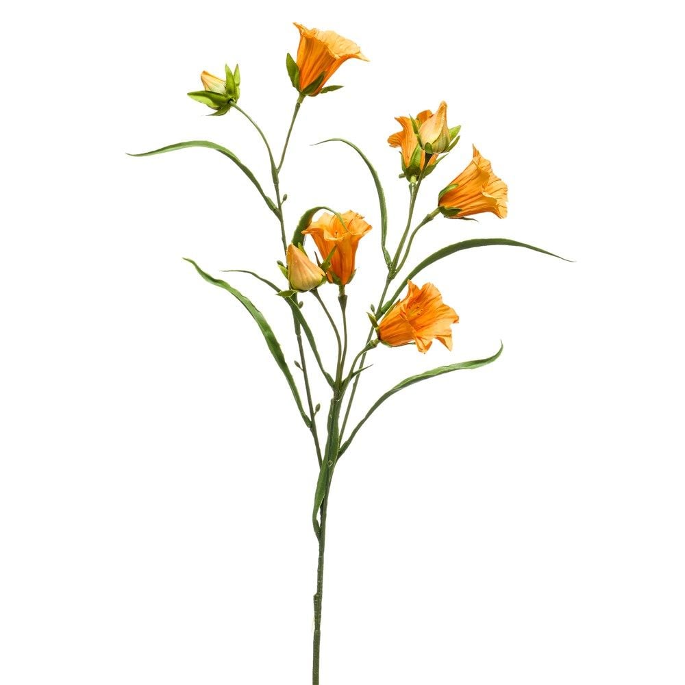 Campanula 65 cm 65cm Lule Artificiale Pvc Verdhë