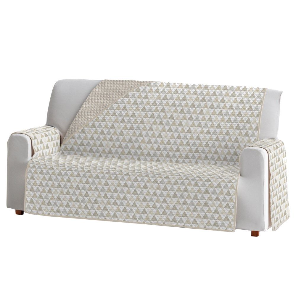 Nordic Mbulesë divani 2-vendësh 100% Poliestër Bezhë 110x100x220