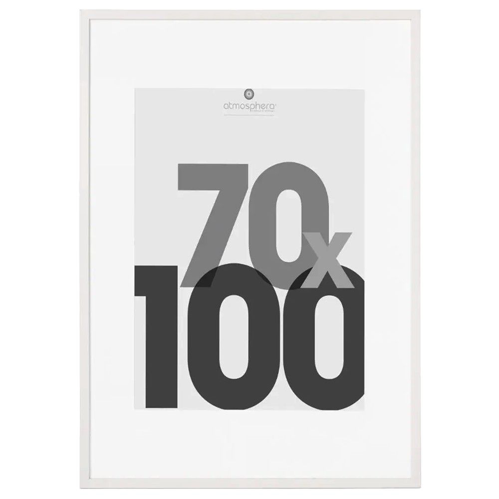 Eva Kornizë foto Mdf E Bardhë 70xH100