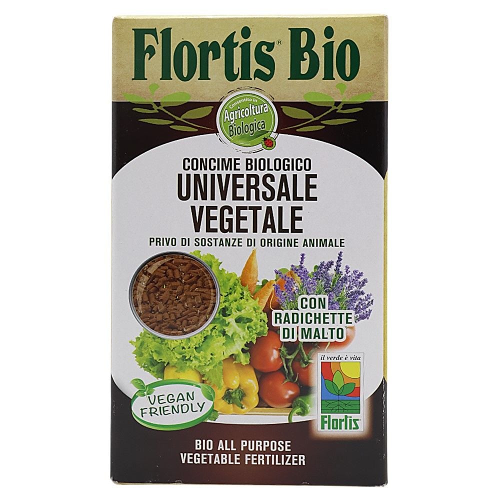 Ushqyes Flortis KUTI/1 1kg Organik Universal Per Te Gjitha Kulturat Lule Perime Fruta