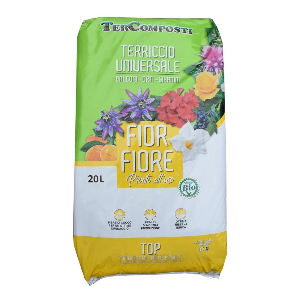 Dhe Të Jashtëm THES/20 20L Humus TerComposti Universal Për Ambjent Brëndshëm Substrat Me Cilësi Lartë Për Bimë Gjelbëlla Lule Fruta Perime
