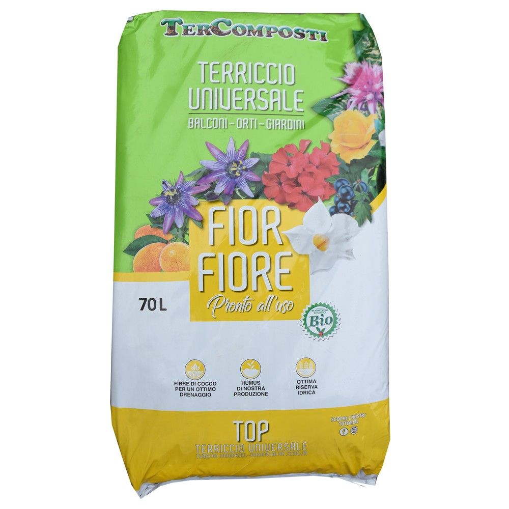Dhe Të Jashtëm THES/70 Humus TerComposti Universal Për Ambjent Brëndshëm Substrat Me Cilësi Lartë Për Bimë Gjelbërta Lule Fruta Perime