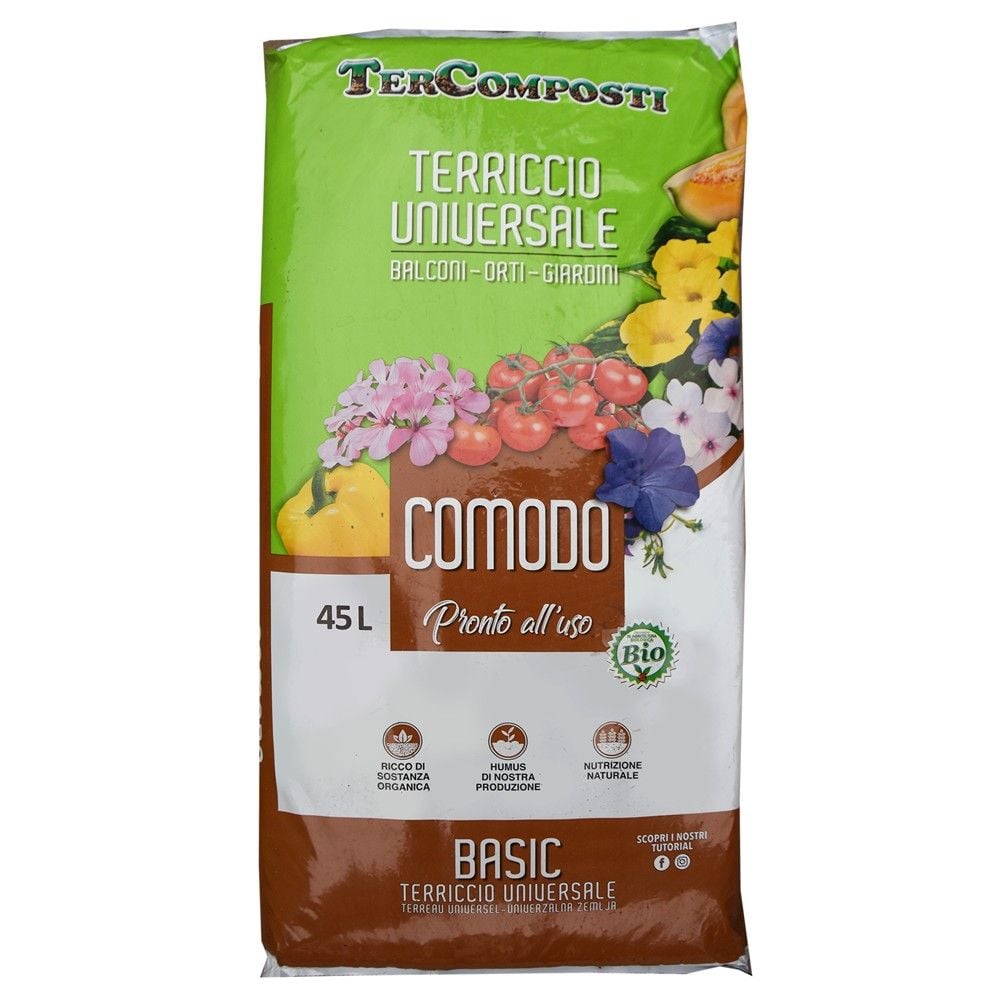 Ambjent Të Jashtëm THES/45 45L Humus TerComposti Universal Për Substrat Për Bimë Dhe Lule Dhe Mbi Gjitha Për Perime