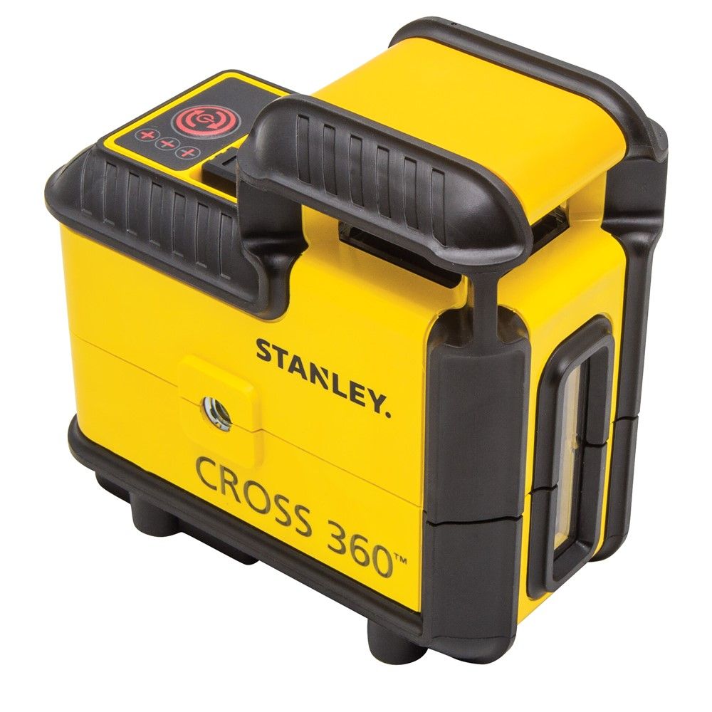 Nivelues Laser Stanley IP50 4D 4mm 360⁰ 20 M 10 M -4° Bazament 1 4ª 4xAA Bateri