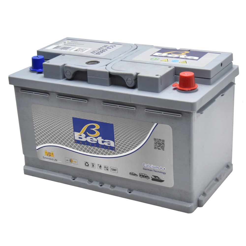 Bateri makine, Beta, 80 Ah, 12 V 12V