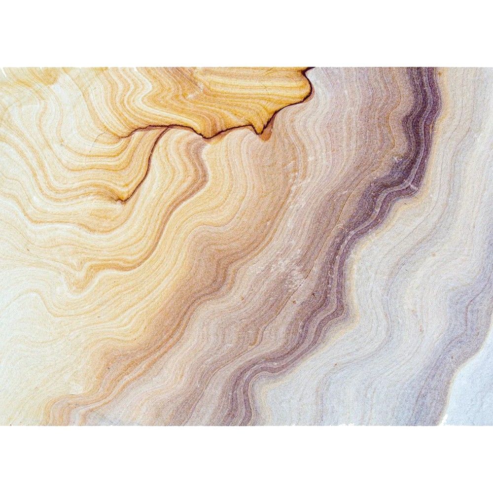 As Creation MarbleWaves DD11875-2 Leter Muri Fotografike Earth 3.5 X 55 M E Bardhe Bezhe Portokalli