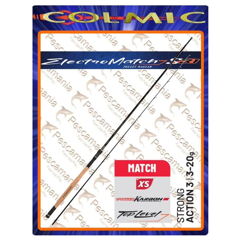 Colmic Electo Match S31, 3.3 m Kallam Peshkimi 3-20g Carbon Surf Casting
