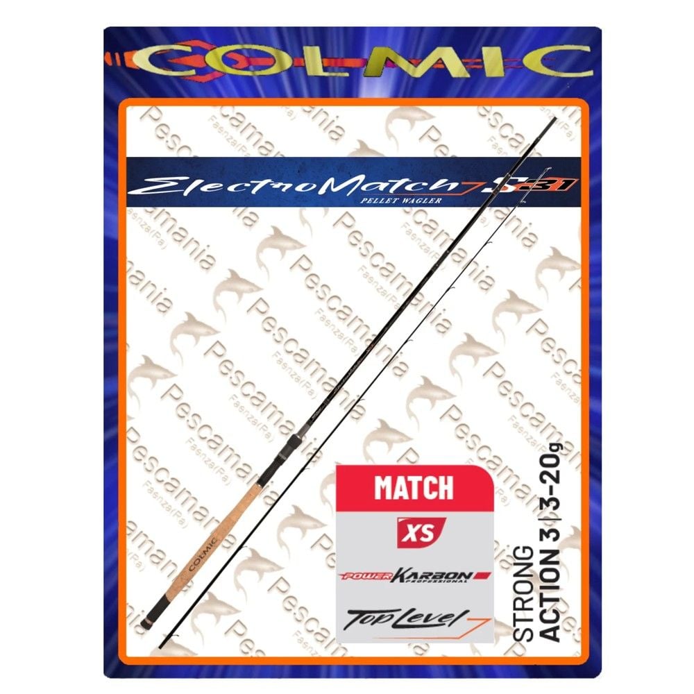 Colmic Electo Match S31, 3.6 m Kallam Peshkimi 3-20g Carbon Surf Casting
