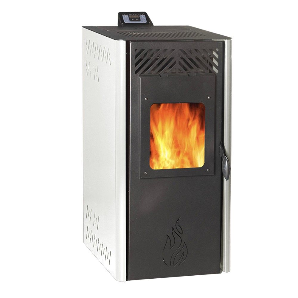Standard 10 10kW 15kg 2.1kg Sobe Peleti 60-100 0.7-2.1 Pelet Ore Rendiment 92.6 Depozite Peleti 15 Ngjyre E Bardhe