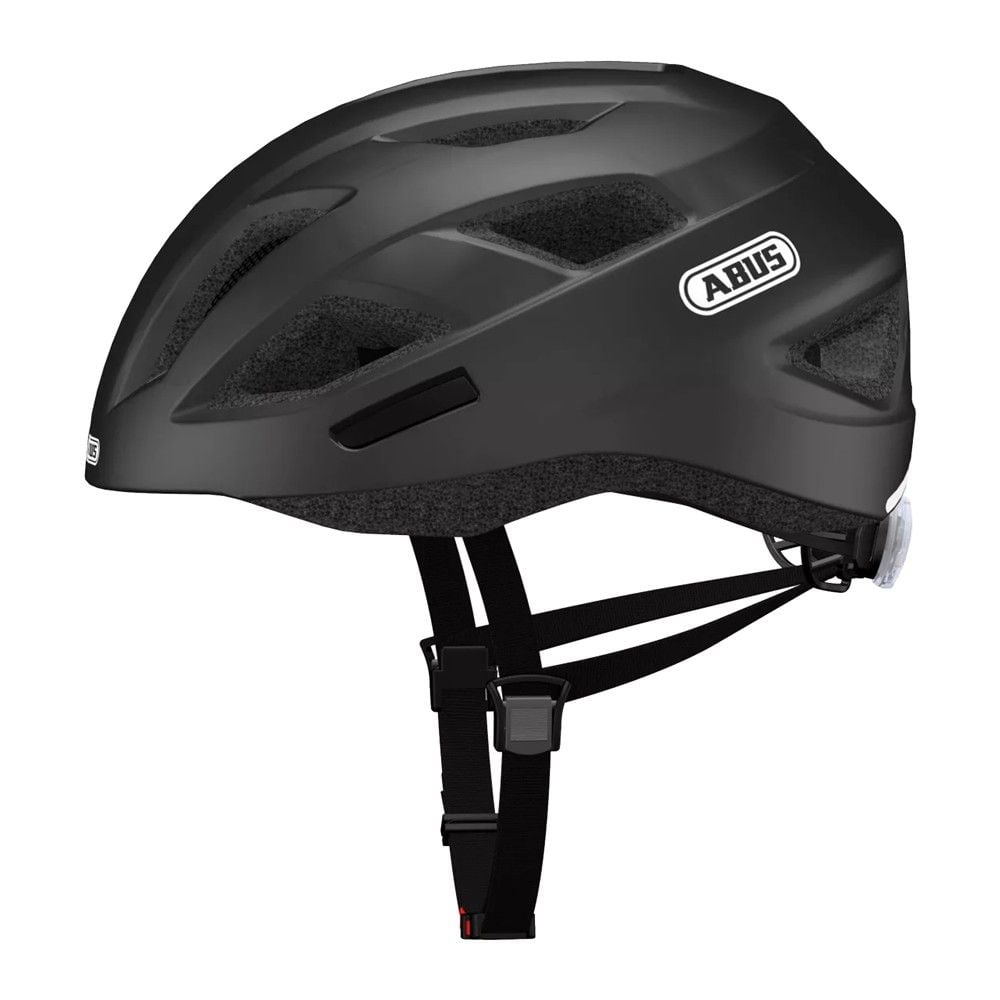 Abus Urban masa M Kokore Per Biciklete Dhe Scooter Drite LED Me Ventilim Ngjyra E Zeze