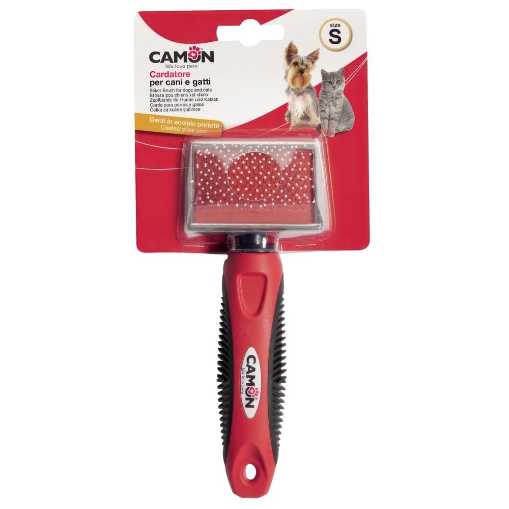 Camon Furçë për krehjen e gëzofit 8.5cm 4.5 X 8.5 Me Maja Metalike Inoks