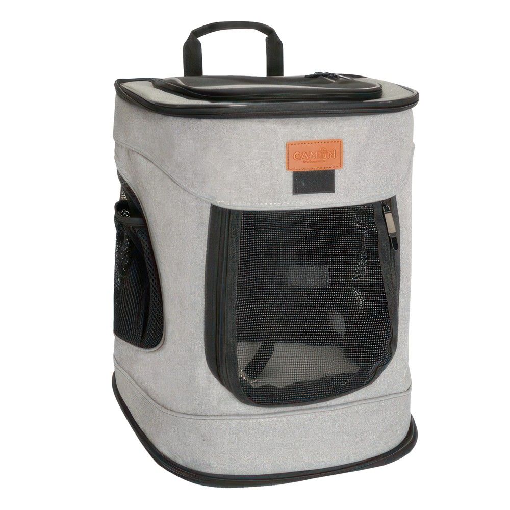 Transportimin Kafshëve Camon X-30 30x42cm 42cm 6kg Çantë Për E 42 Tekstil Me Rrjetë Ngjyra Gri