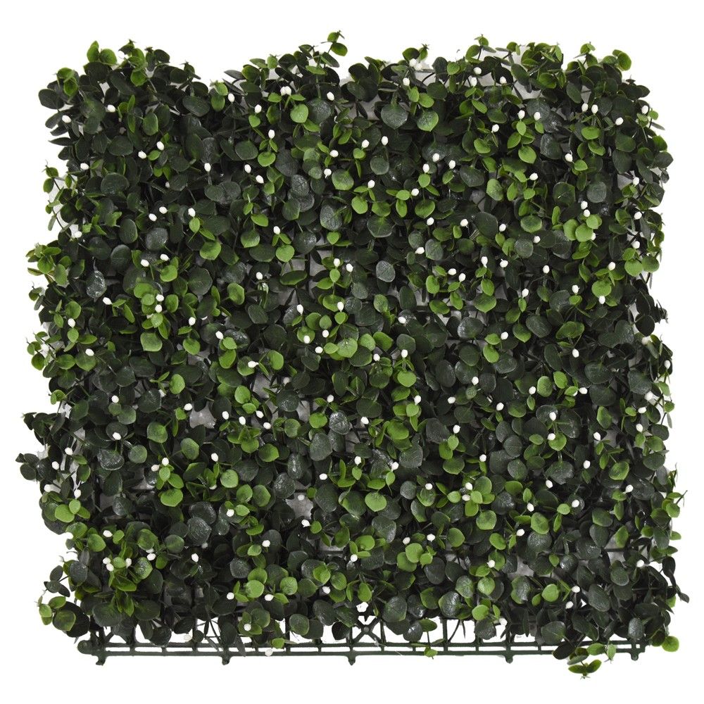 Giardino Verde Gardh me gjethe artificiale Eucaliptus 50x50cm 650gr 50x50 M² 324 M² Ngjyra Jeshile